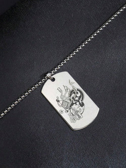 Fūjin & Raijin Necklace — Unisex Steel Pendant | RYO