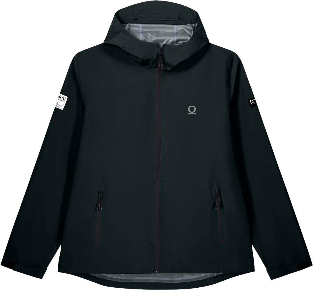 SHIGURE — Rain Jacket Men Black — front