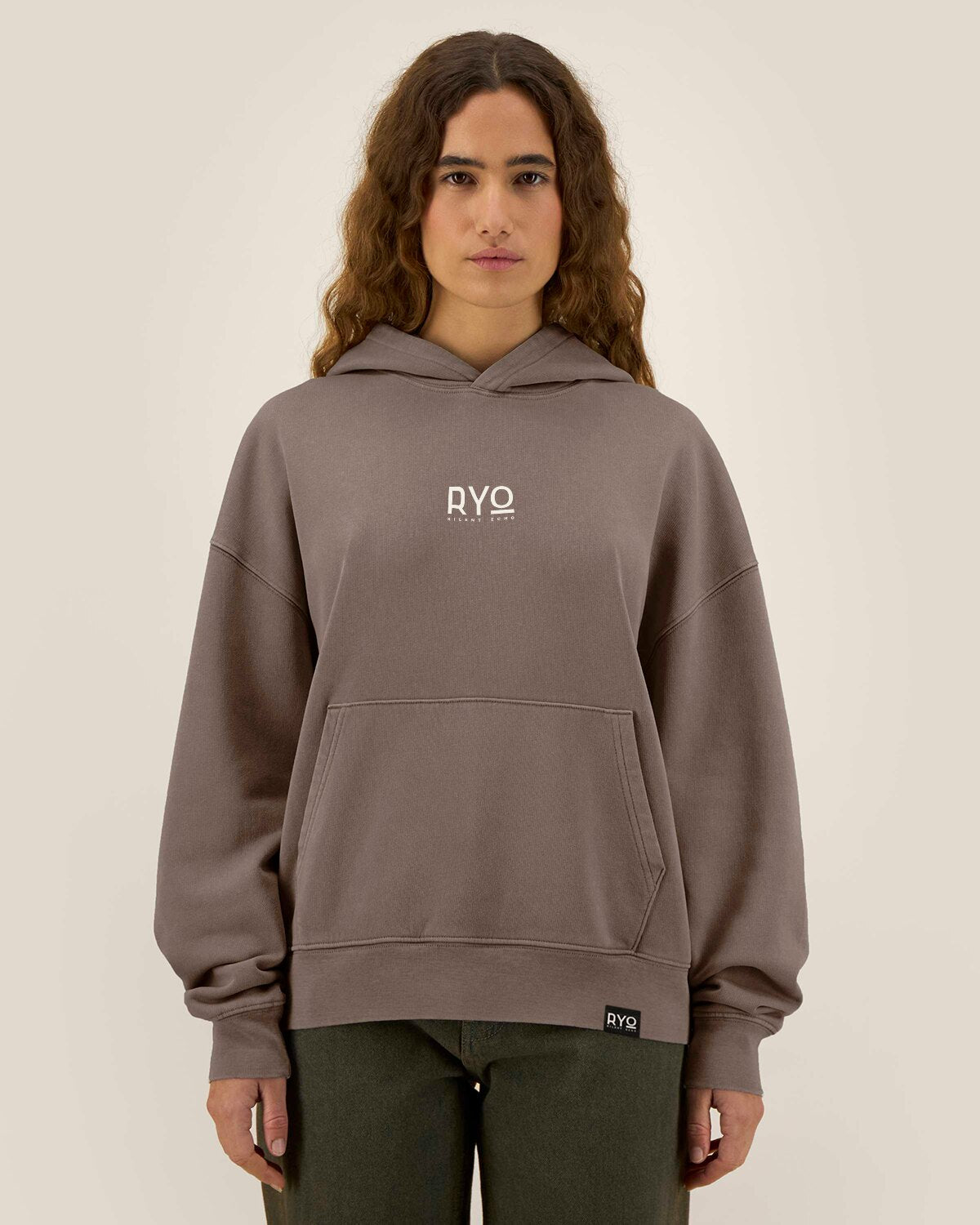Front view of the Thunderstorm Hoodie by RYO Silent Echo
